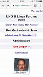 Mobile Prototype Meet the Staff Page 1